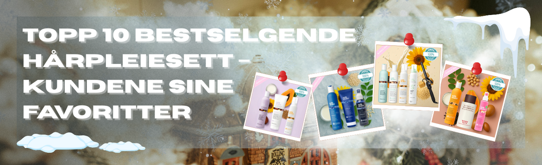 Topp 10 bestselgende hårpleiesett – kundene sine favoritter
