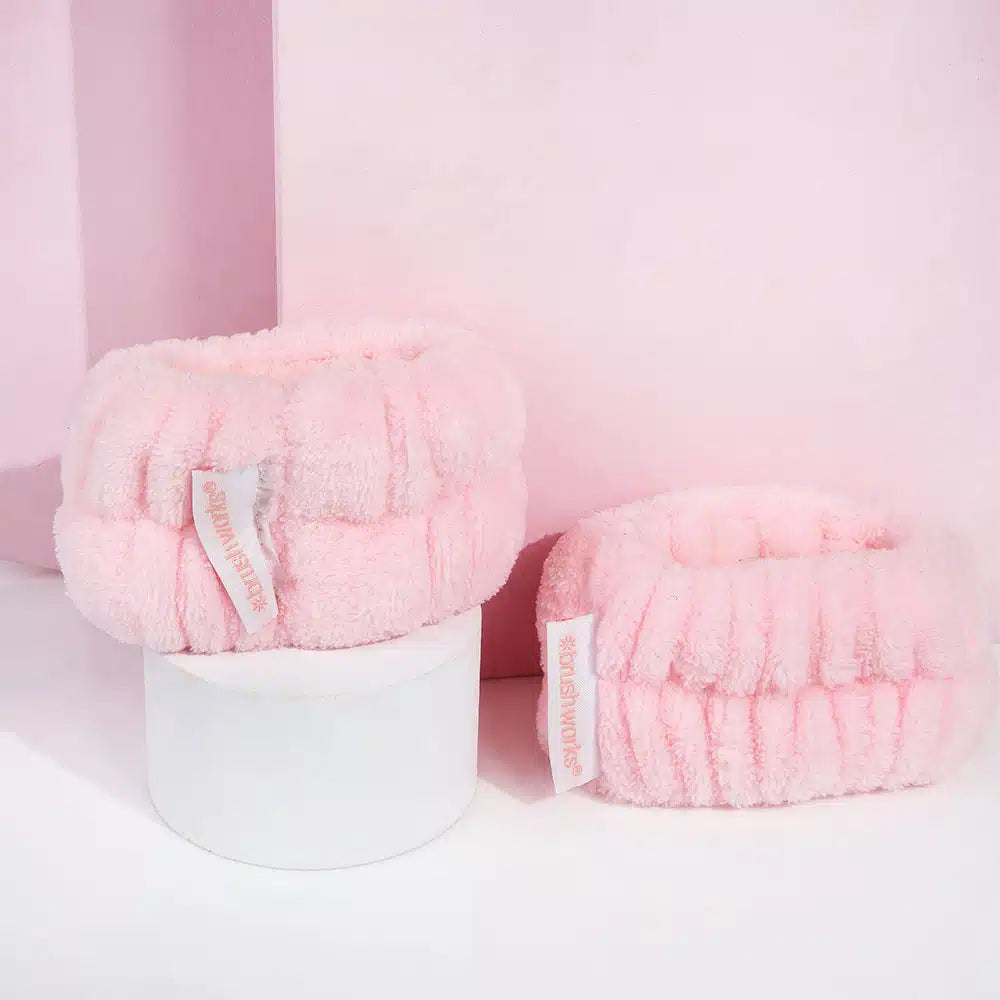Brushworks Microfibre Wrist Wash Bands - 2 PCS