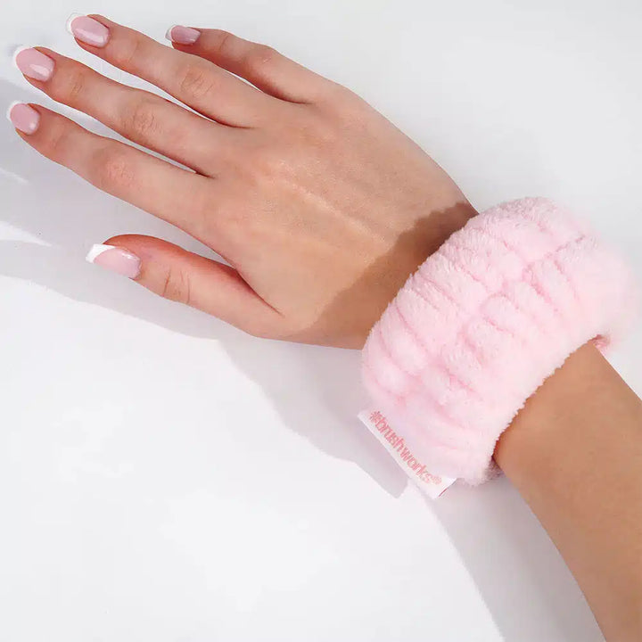 Brushworks Microfibre Wrist Wash Bands - 2 PCS