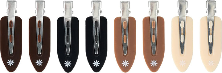 Brushworks Nude No Crease Hair Clips (Pack of 8)