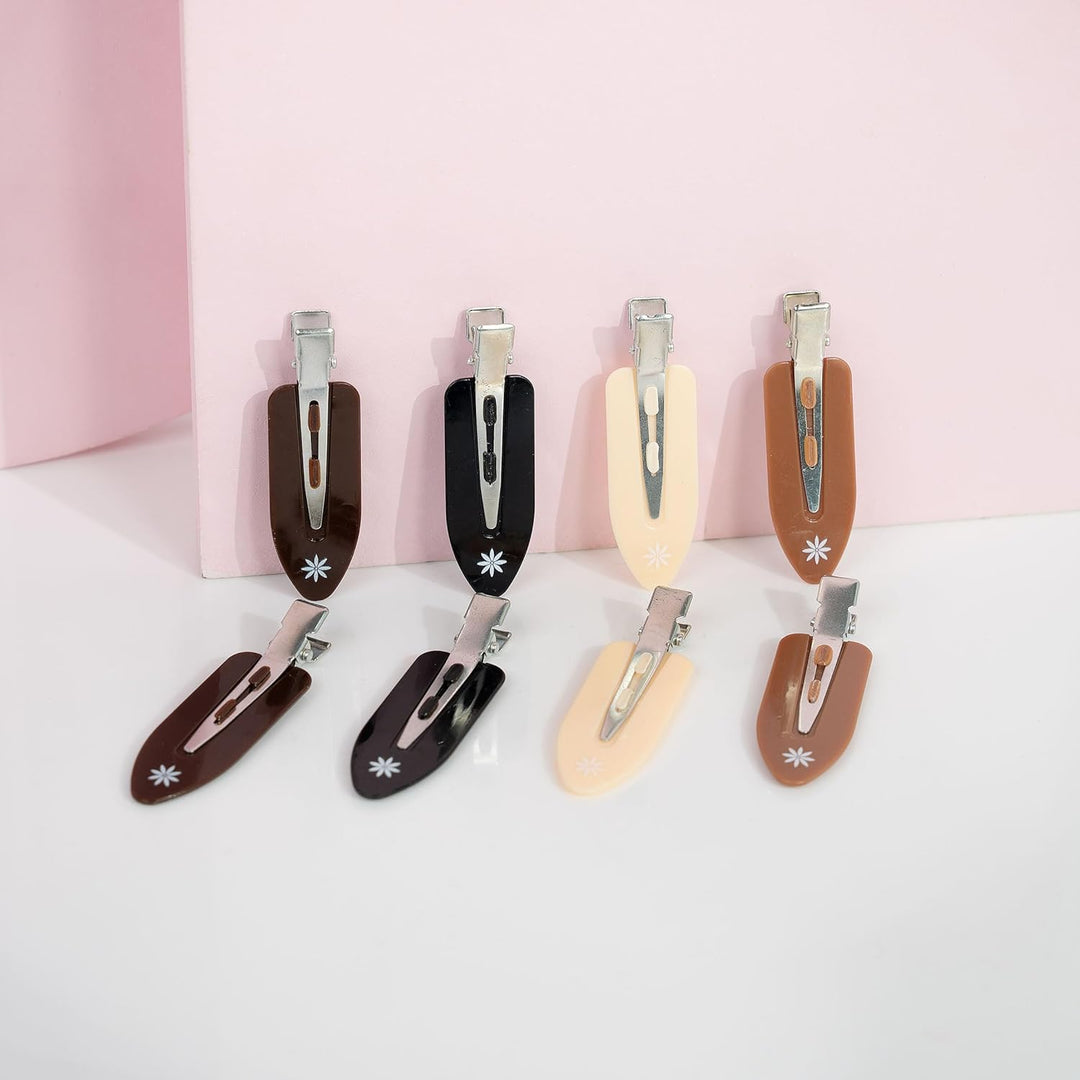 Brushworks Nude No Crease Hair Clips (Pack of 8)