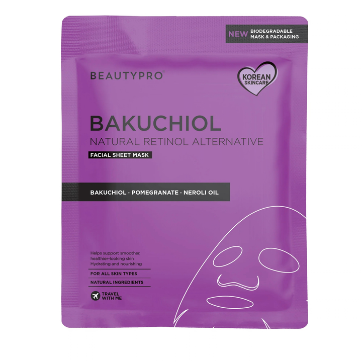 Beauty Pro - Bakuchiol Sheet Ansiktsmaske - KOME.NO