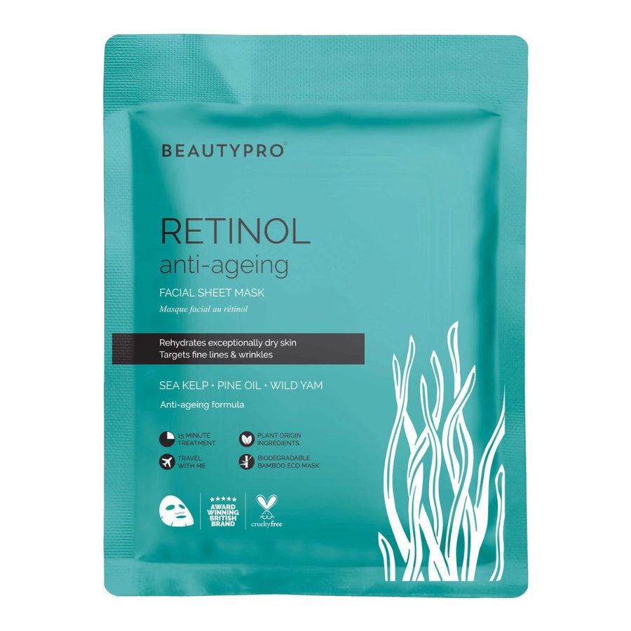 Beauty Pro Retinol Anti Ageing Ansiktsmaske Duo - kOME.NO