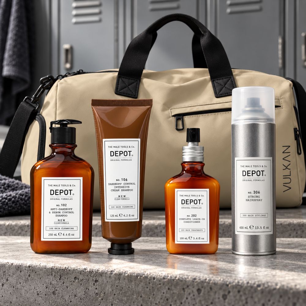 Vulkan for Men - No more dandruff Bundle med DEPOT