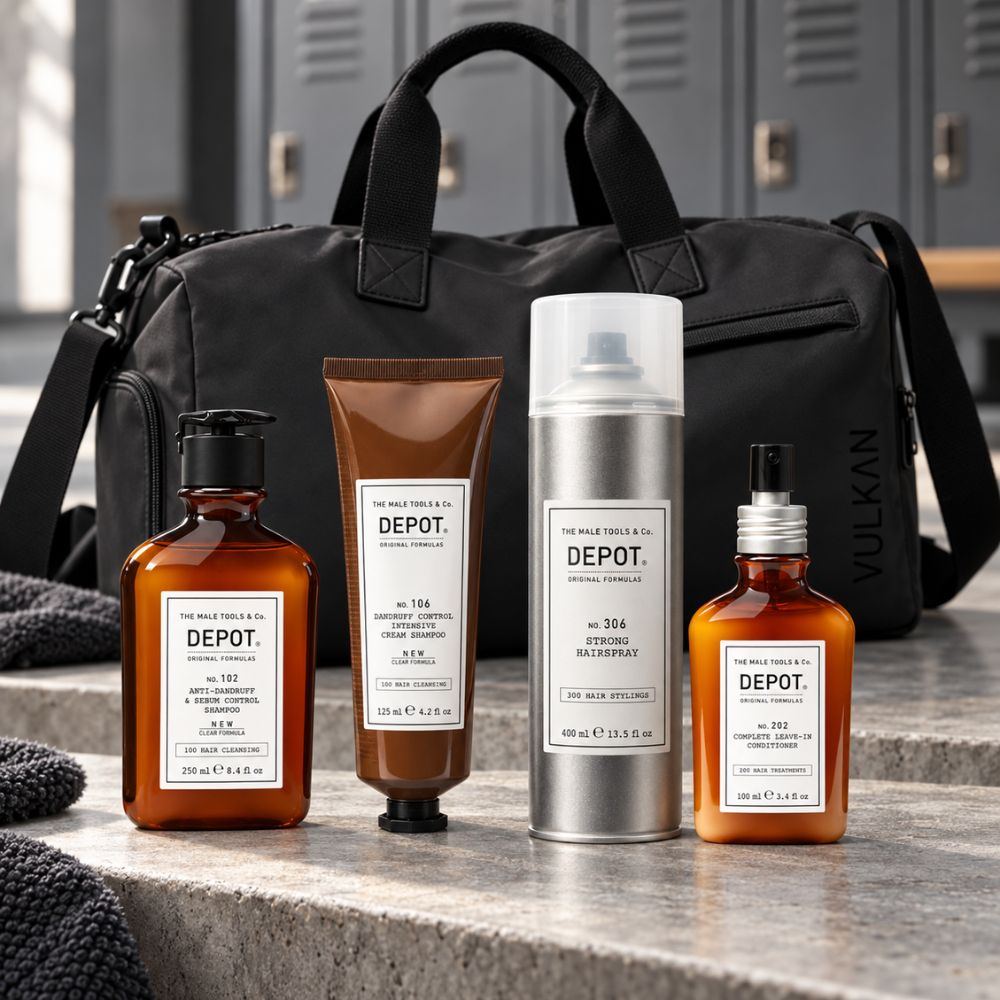 Vulkan for Men - No more dandruff Bundle med DEPOT