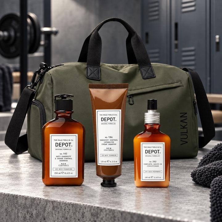 Vulkan for Men - No more dandruff Bundle med DEPOT