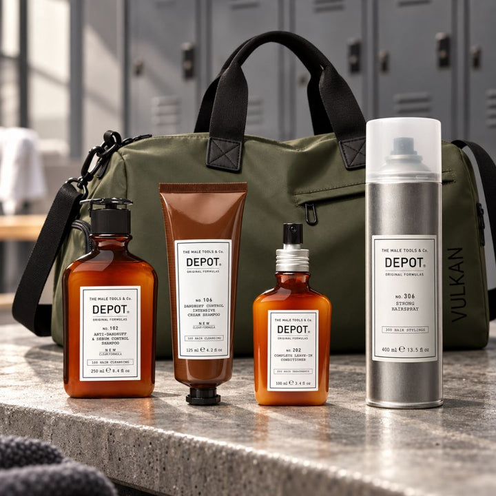 Vulkan for Men - No more dandruff Bundle med DEPOT