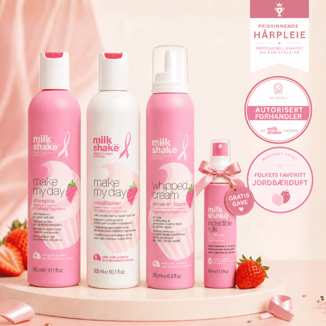 Milk Shake - Strawberry Dream Bundle (Rosa Sløyfe)