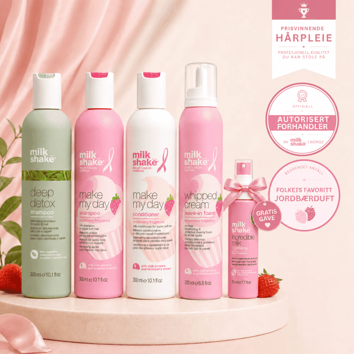 Milk Shake - Strawberry Dream Bundle (Rosa Sløyfe)