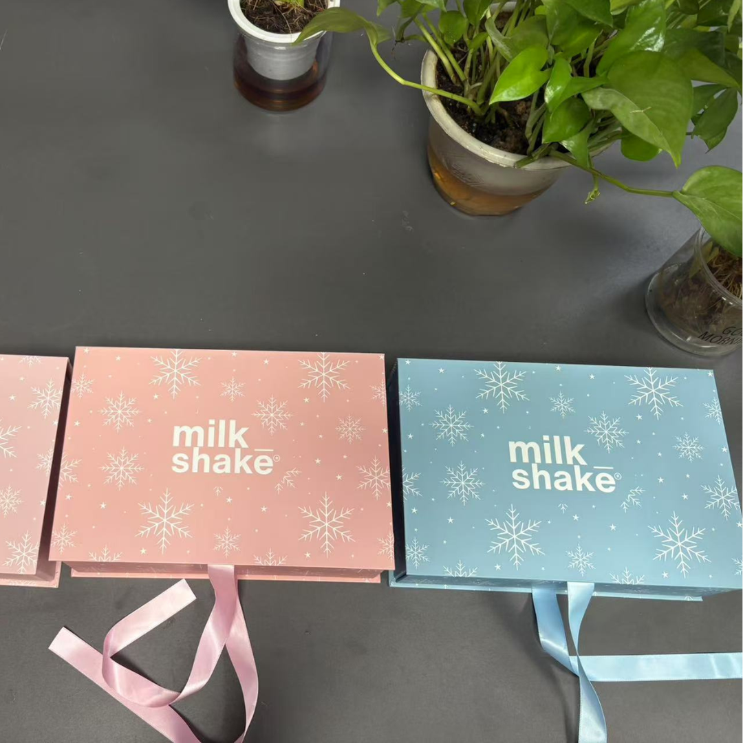 Milk Shake Christmas Box - Light Blue