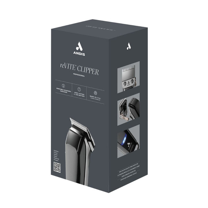 Andis - reVITE CLIPPER: Black Fade Blade Clipper