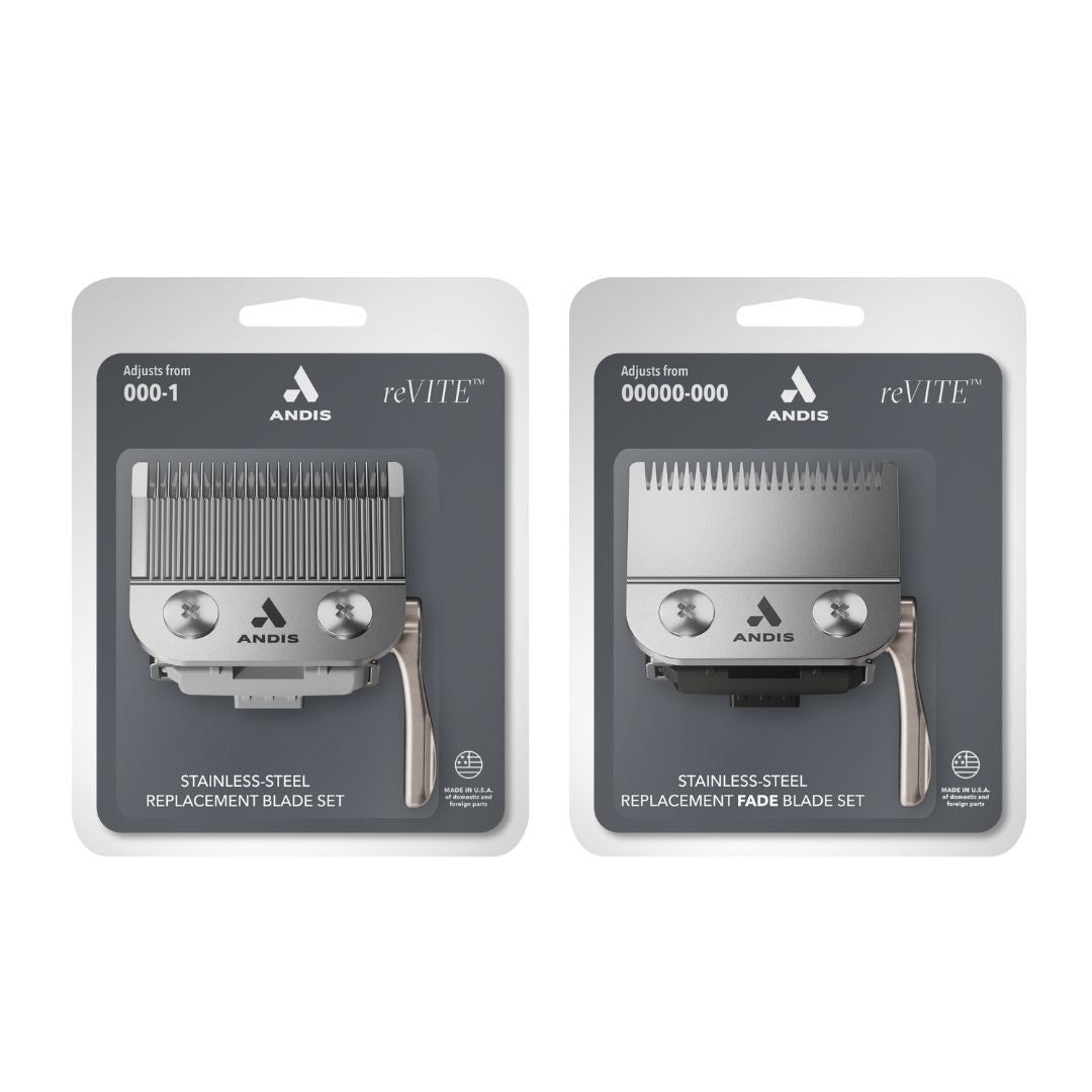 Andis - reVITE CLIPPER: Gray Taper Blade Clipper