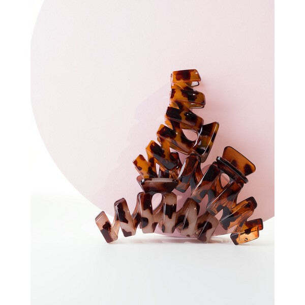 Brushworks Tortoiseshell Claw Clips - 3 Pack