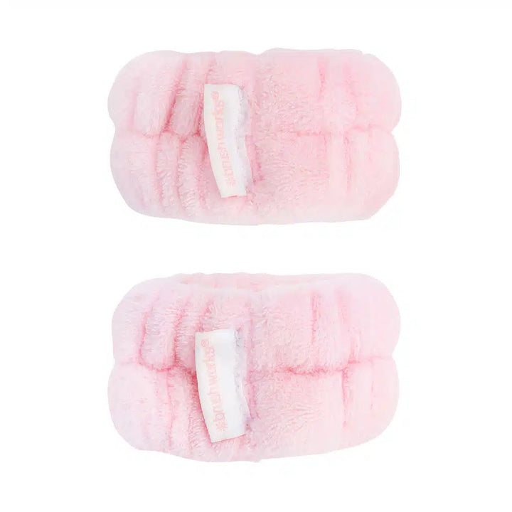 Brushworks Microfibre Wrist Wash Bands - 2 PCS