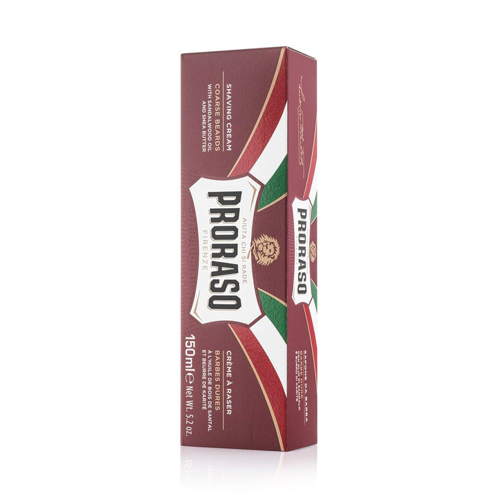 Proraso - Barberkrem i tube (Sandeltre og sheasmør)