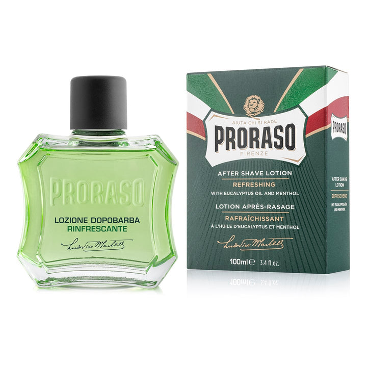 Proraso - Aftershave Lotion etterbarberingsvann (Eukalyptus og mentol)