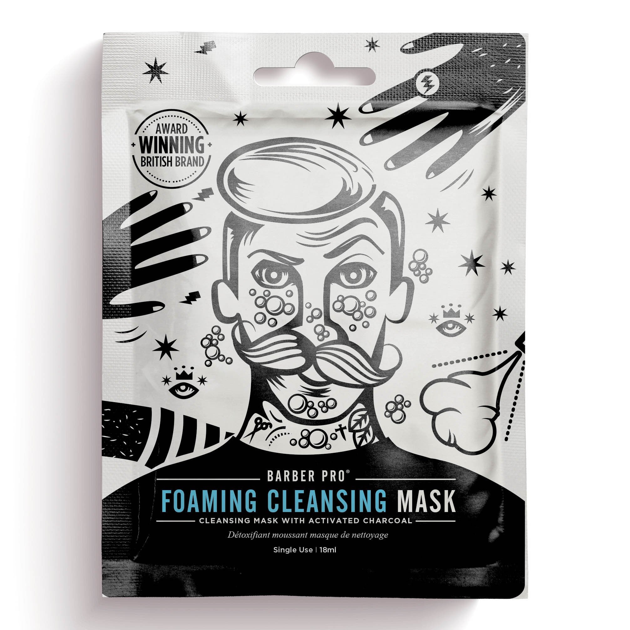 Barber Pro - Foaming Cleansing Ansiktsmaske - KOMÉ.NO