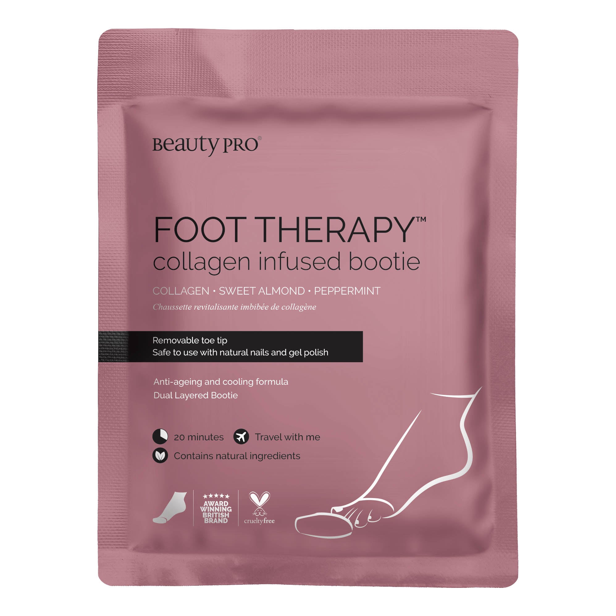 Beauty Pro - Foot Therapy Fotmaske - KOMÉ.NO