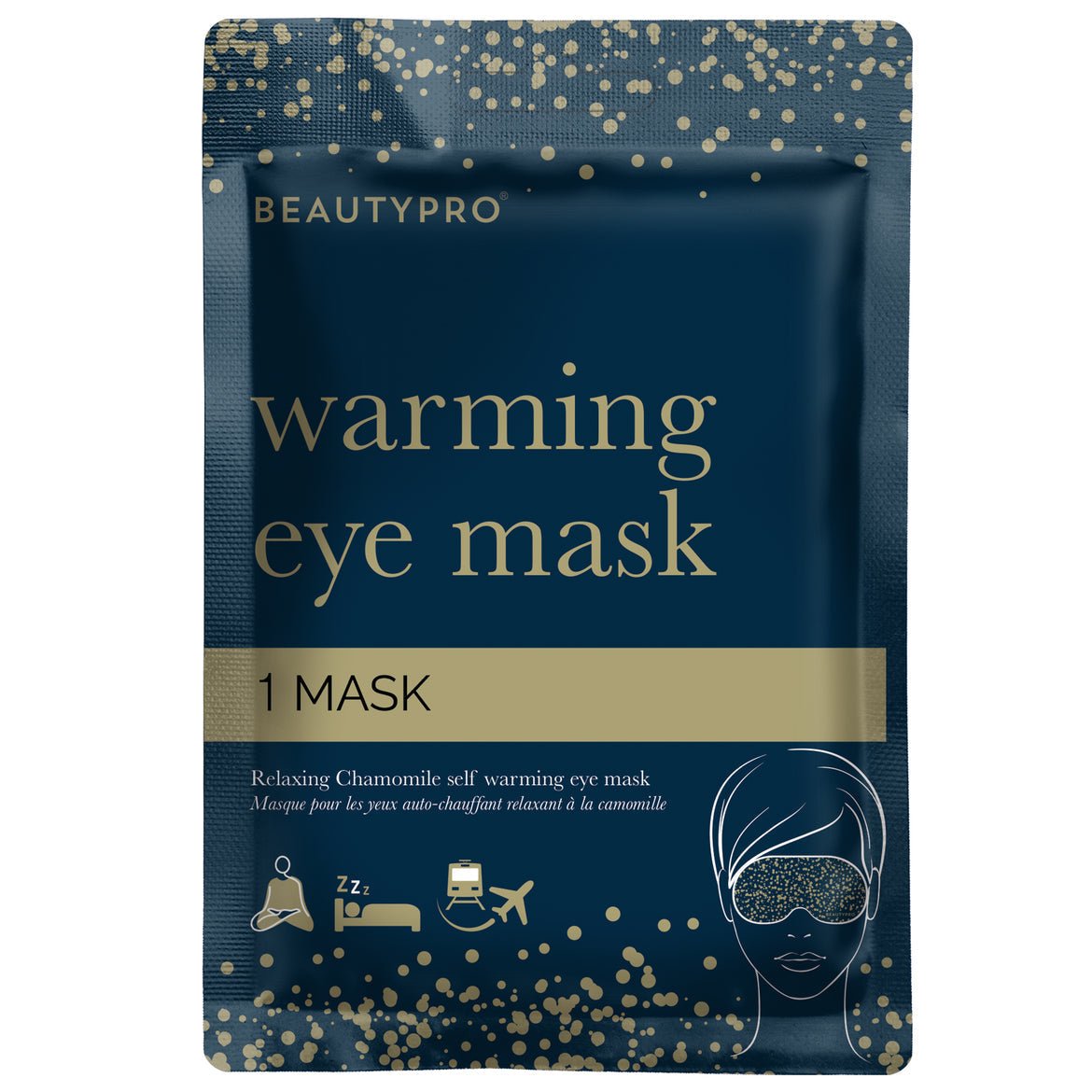 Beauty Pro - Warming Øyemaske (1stk) - KOMÉ.NO