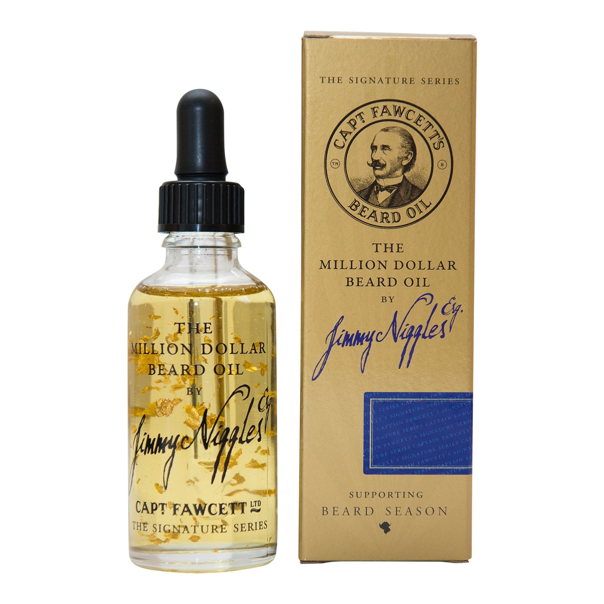 Captain Fawcett's - Million Dollar Beard Oil by Jimmy Niggles Esq. - KOMÉ.NO