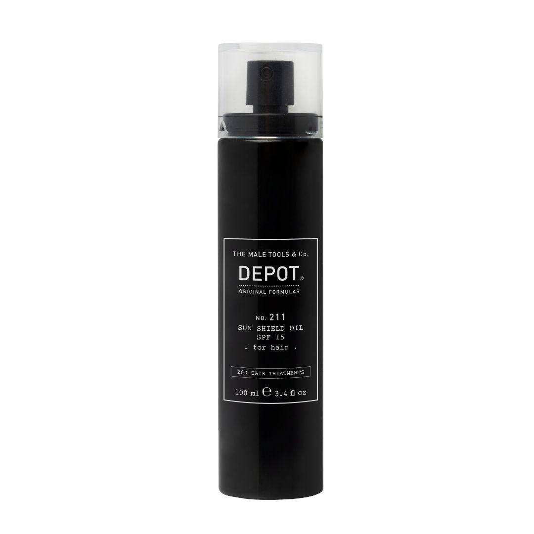 Depot No. 211 - Sun Shield Oil SPF 15 for hår - KOMÉ.NO