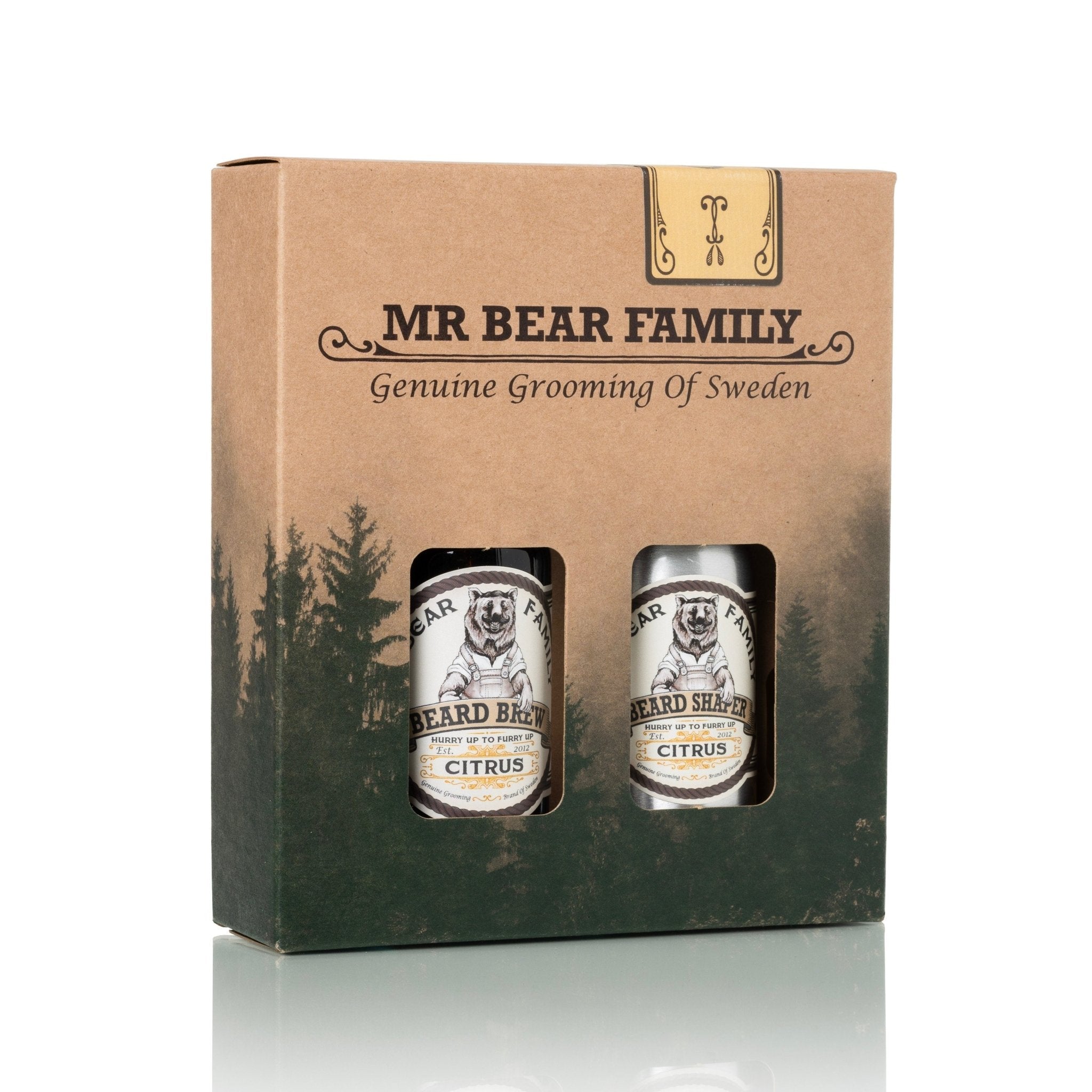 Mr Bear Family - Brew & Shaper skjeggsett - KOMÉ.NO