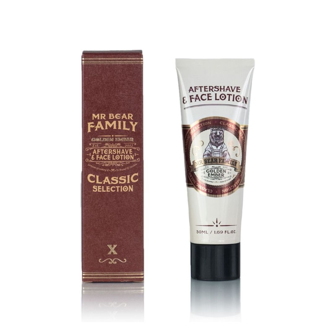 Mr Bear Family - Golden Ember Aftershave & Face Lotion 50ml - KOMÉ.NO