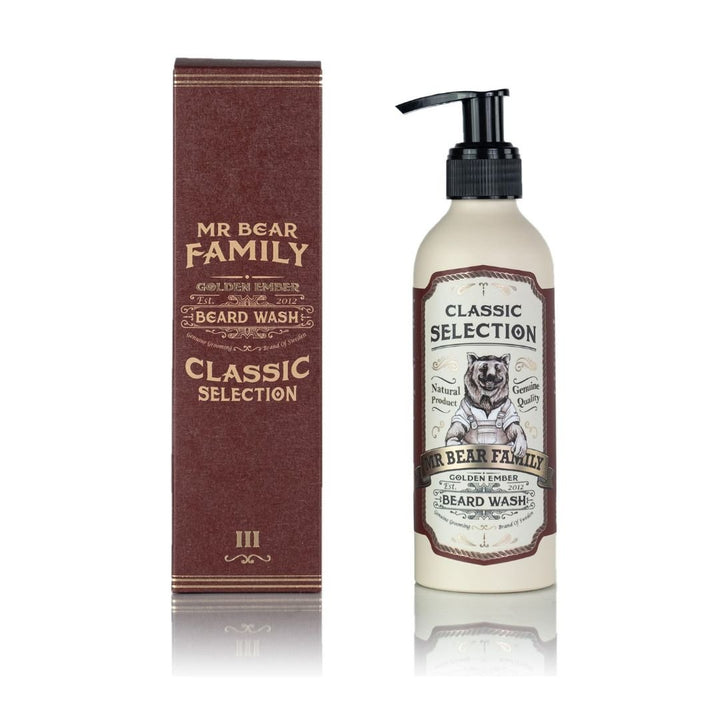Mr Bear Family - Golden Ember Beard Wash 200ml - KOMÉ.NO