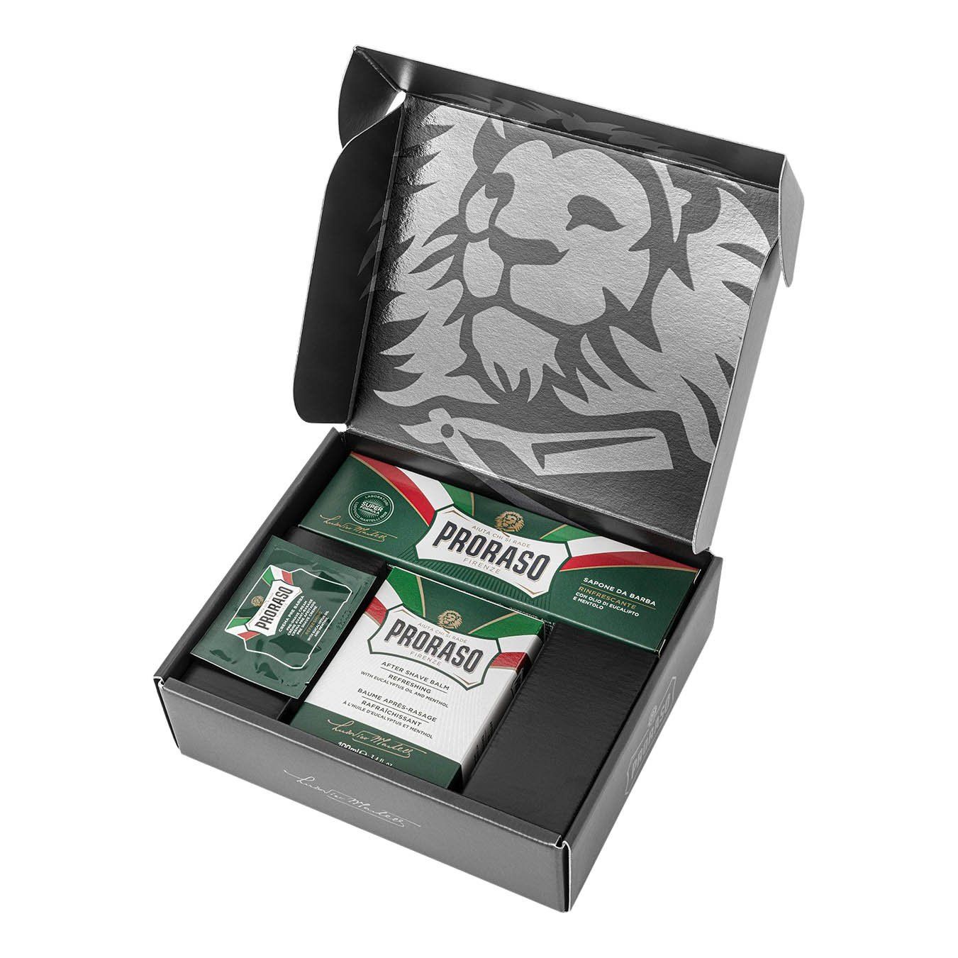 Proraso Duo Pack barberkrem og aftershave balm Gavesett - Barbering Proraso 