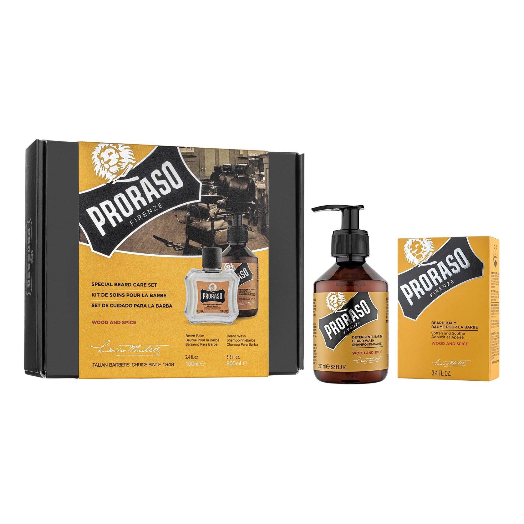 Proraso Duo Pack sjampo og skjegglotion Gavesett - Skjegg Proraso 