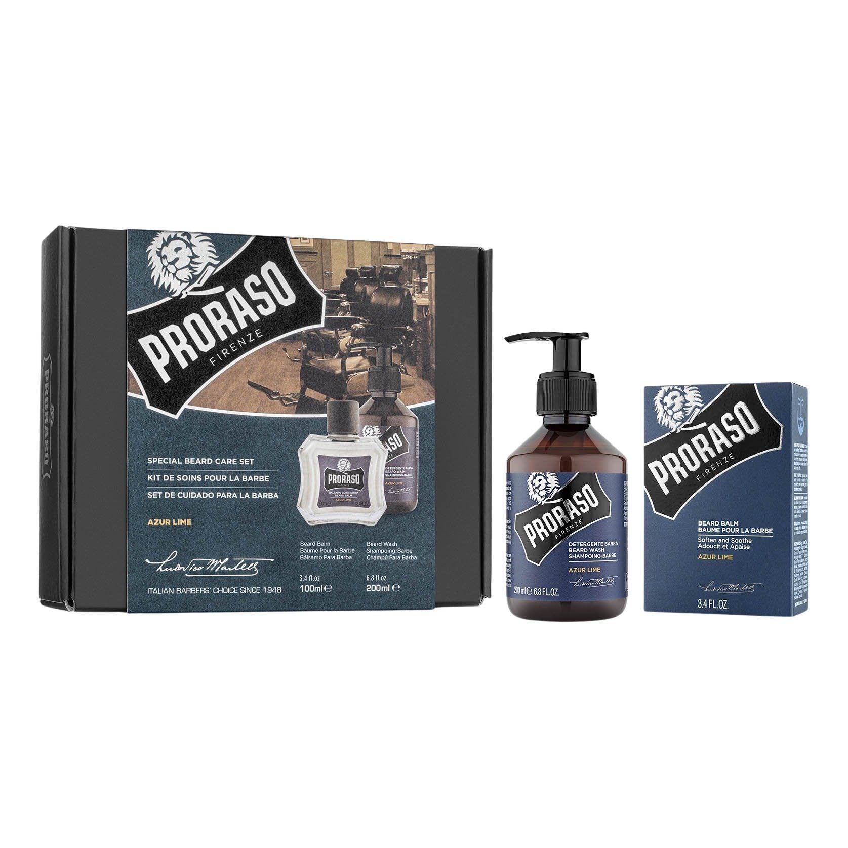 Proraso Duo Pack sjampo og skjegglotion Gavesett - Skjegg Proraso 